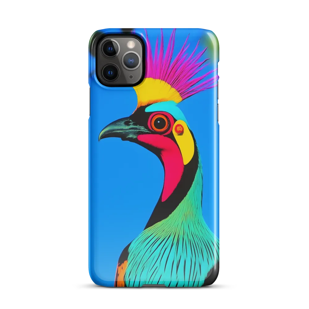 Whimsical Avian Portrait | Phone Case |  11 Pro Max | Snap Case | Glossy