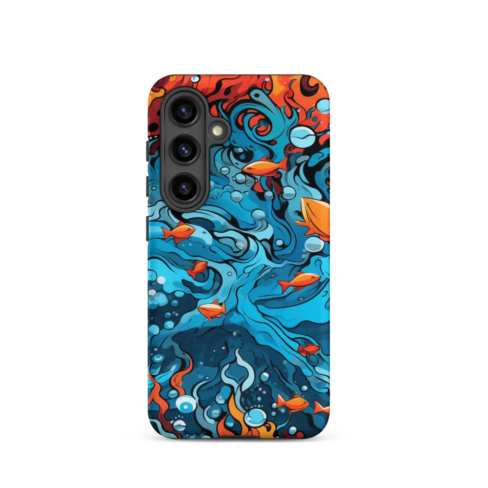 Fluid Harmony: Ocean and Flames