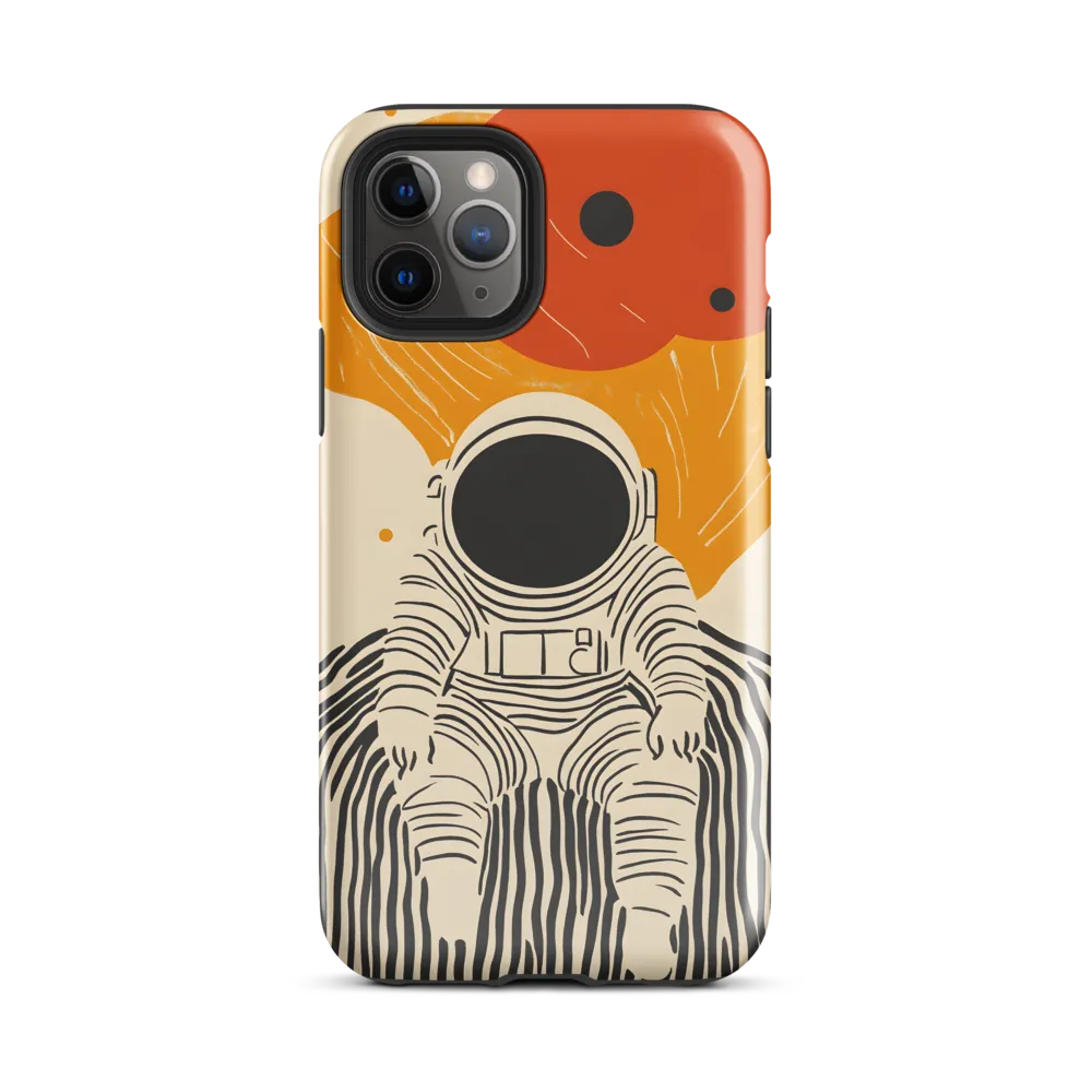 Astronaut in Cosmic Thoughts | Phone Case |  11 Pro | Tough Case | Glossy