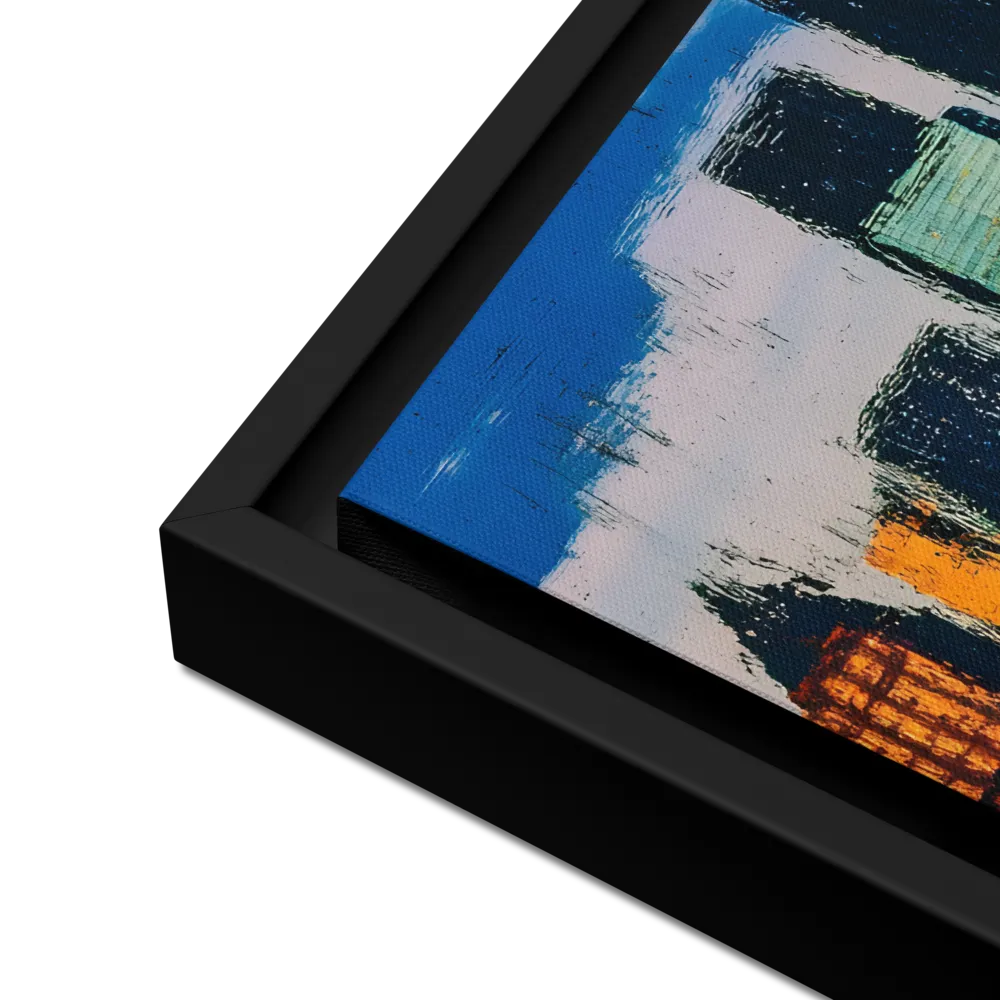 Reflections of Tranquility | Canvas with Black Frame | 12″×16″
