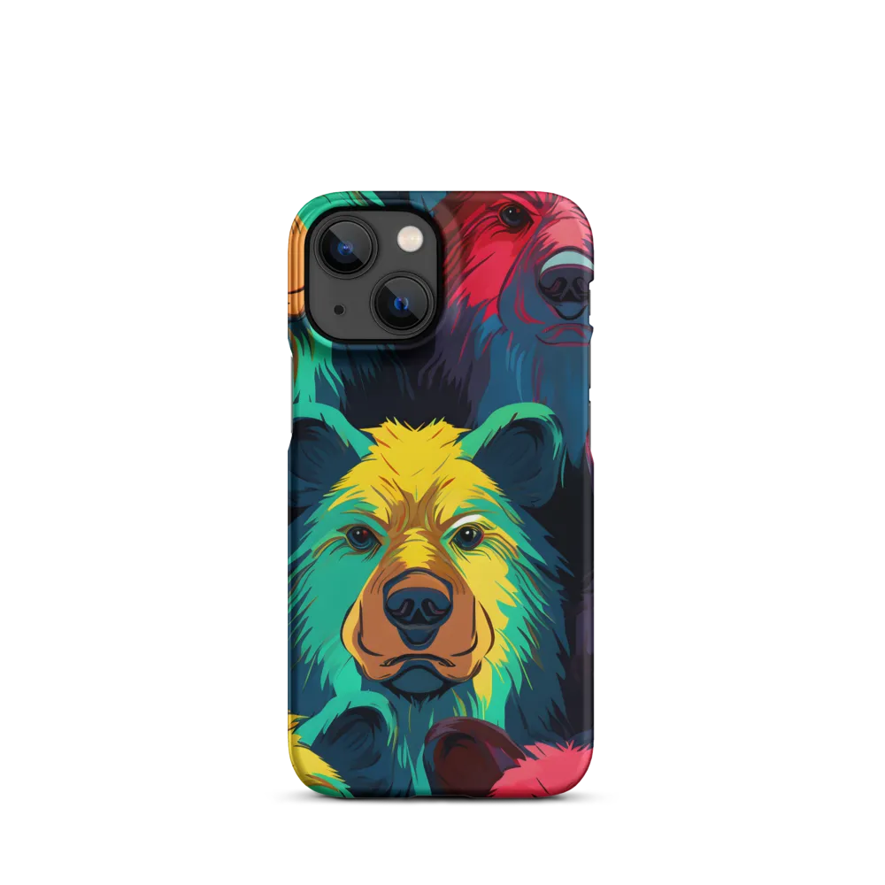 The Colorful Essence of Bears | Phone Case |  13 Mini | Snap Case | Matte