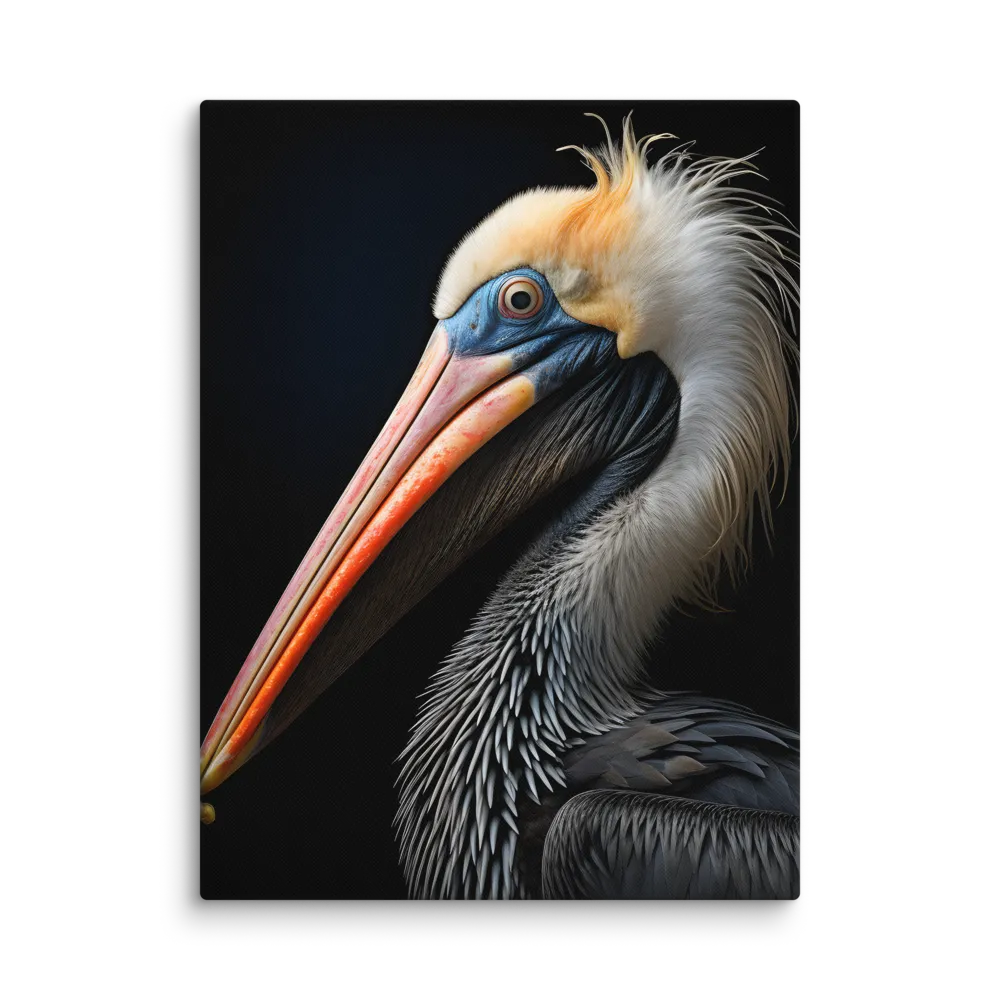 Majestic Portrait of a Pelican | Canvas | 24″×32″