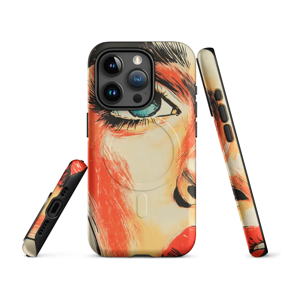 Intense Gaze: A Pop Art Portrait