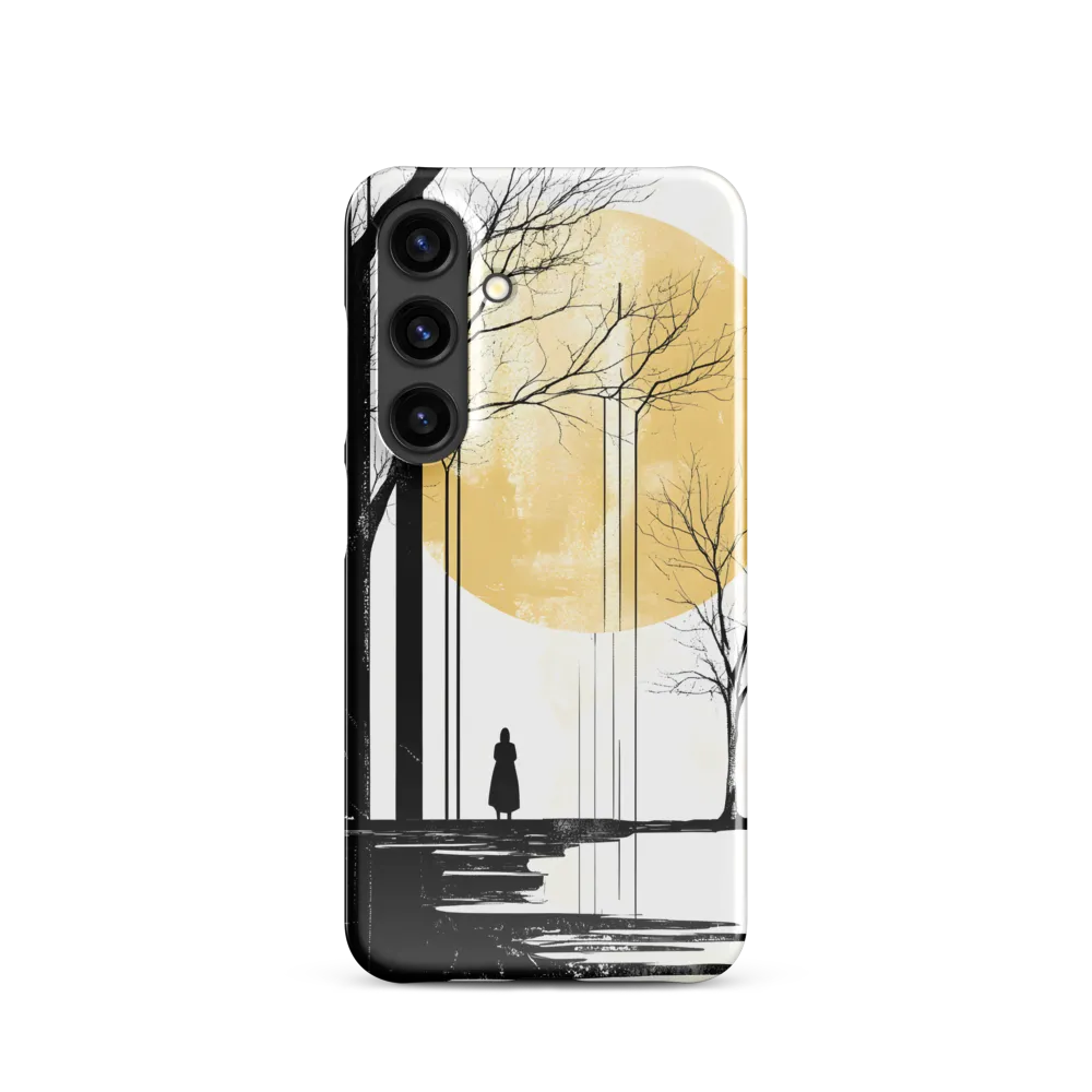 Solitude Under the Yellow Sun | Phone Case |  S24 | Snap Case | Glossy