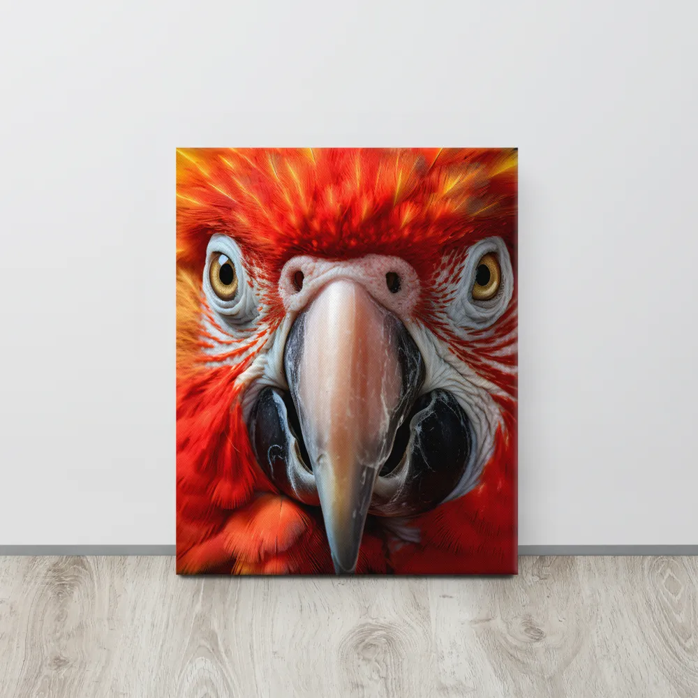 The Fiery Gaze of the Parrot