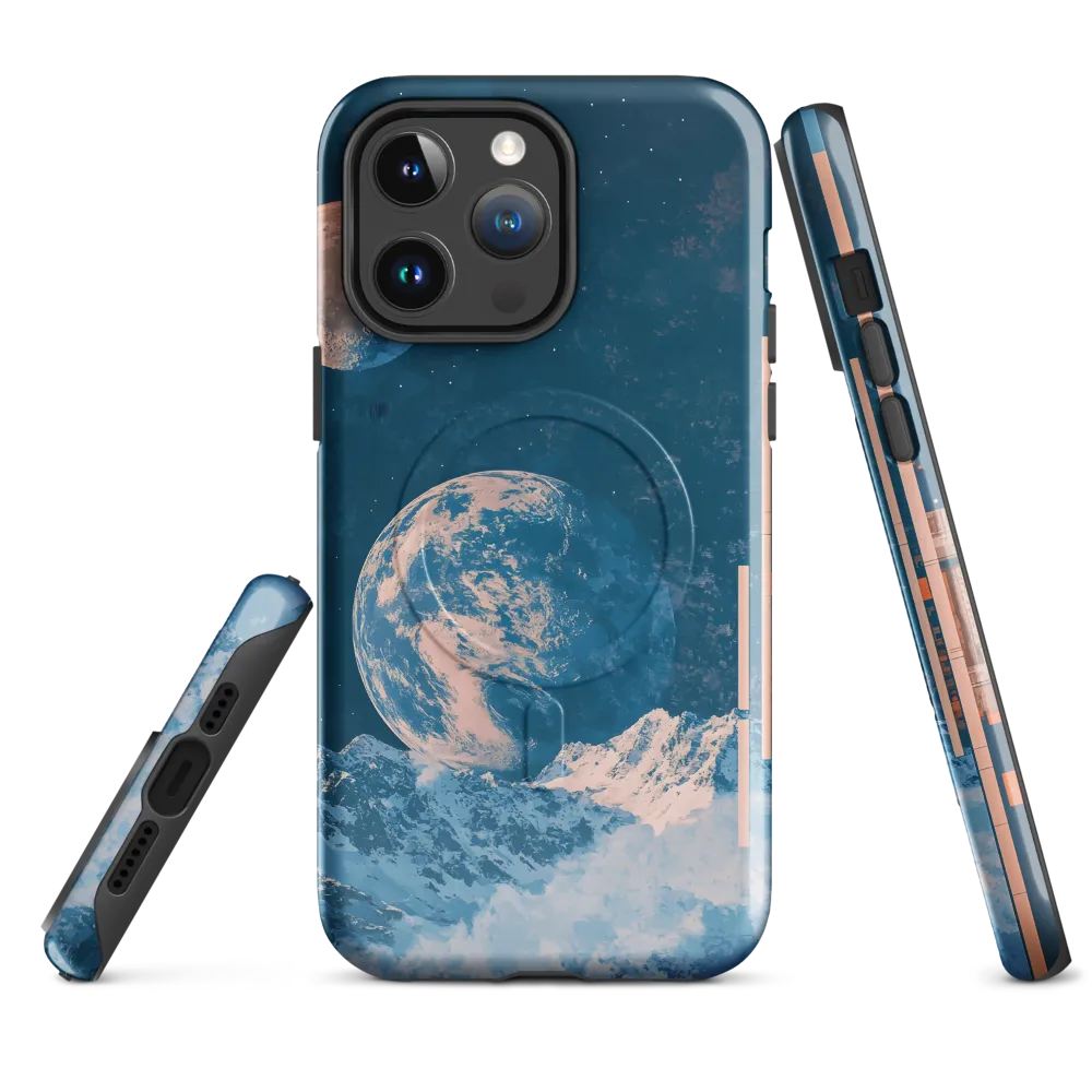 Cosmic Harmony: A Dance Among Celestial Bodies | Phone Case |  14 Pro Max | MagSafe® Tough Case | Glossy