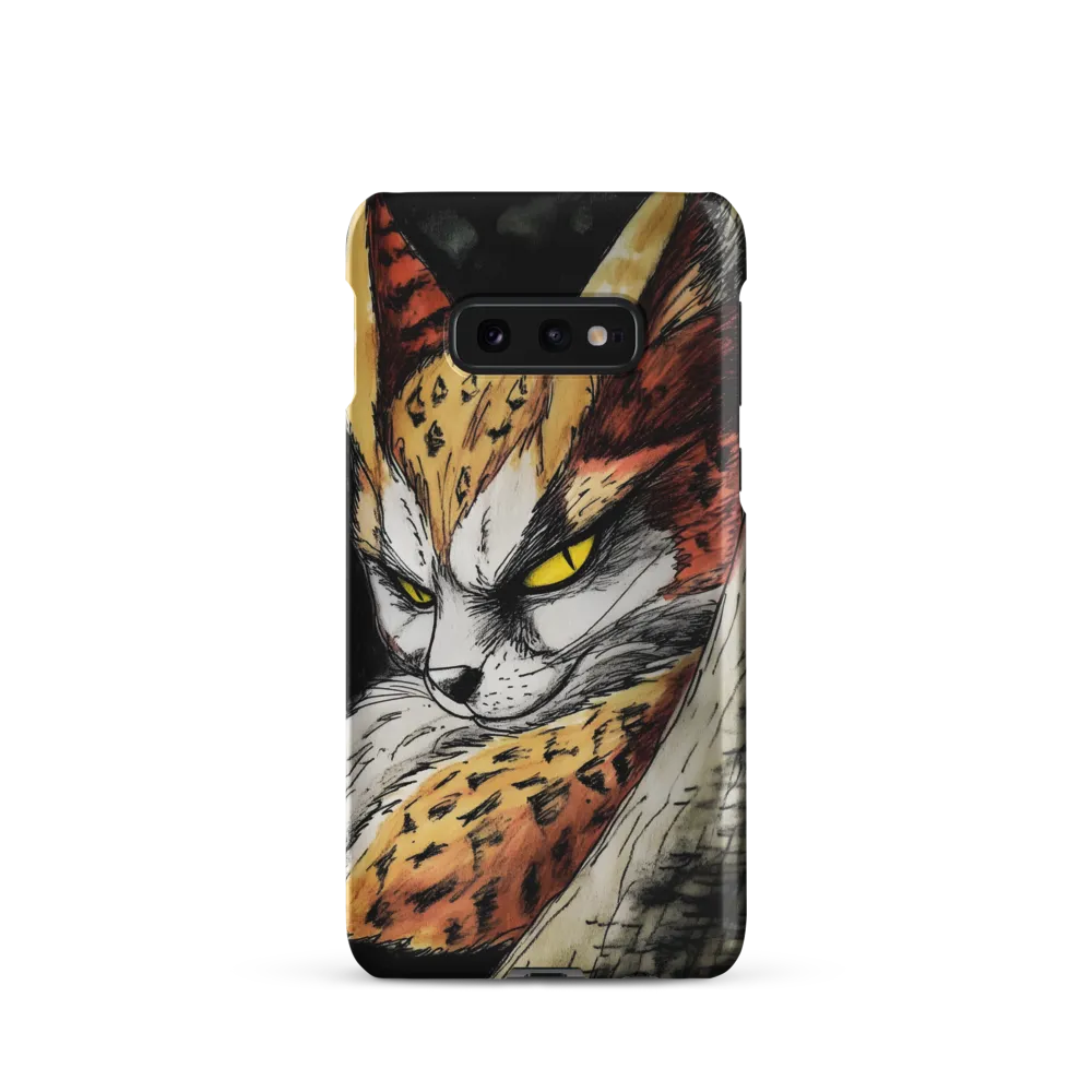 Fierce Gaze of the Wild Cat