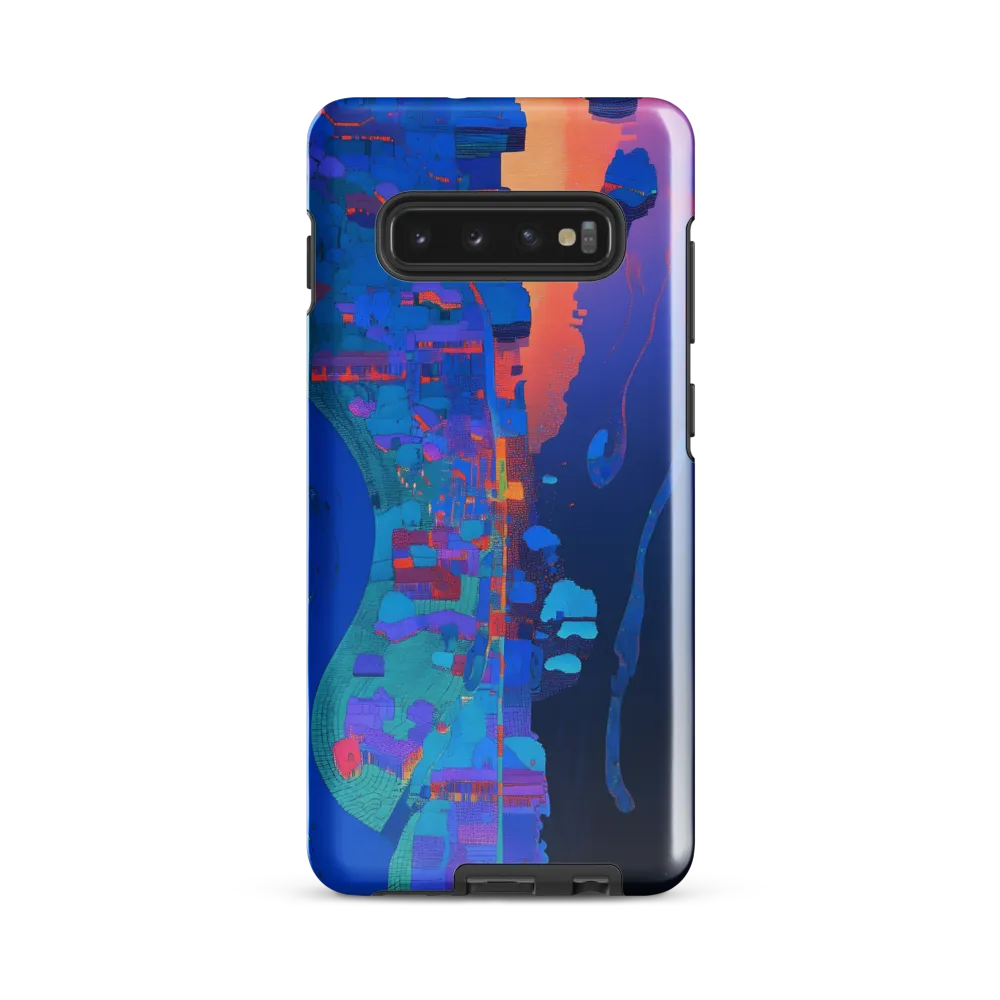 Ethereal Reflections: A Digital Dreamscape | Phone Case |  S10 Plus | Tough Case | Glossy