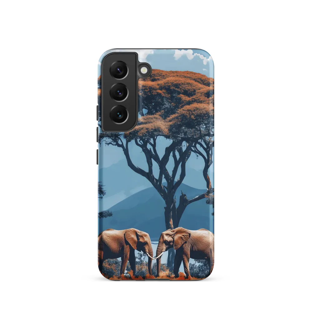 Elephants Amidst Serenity