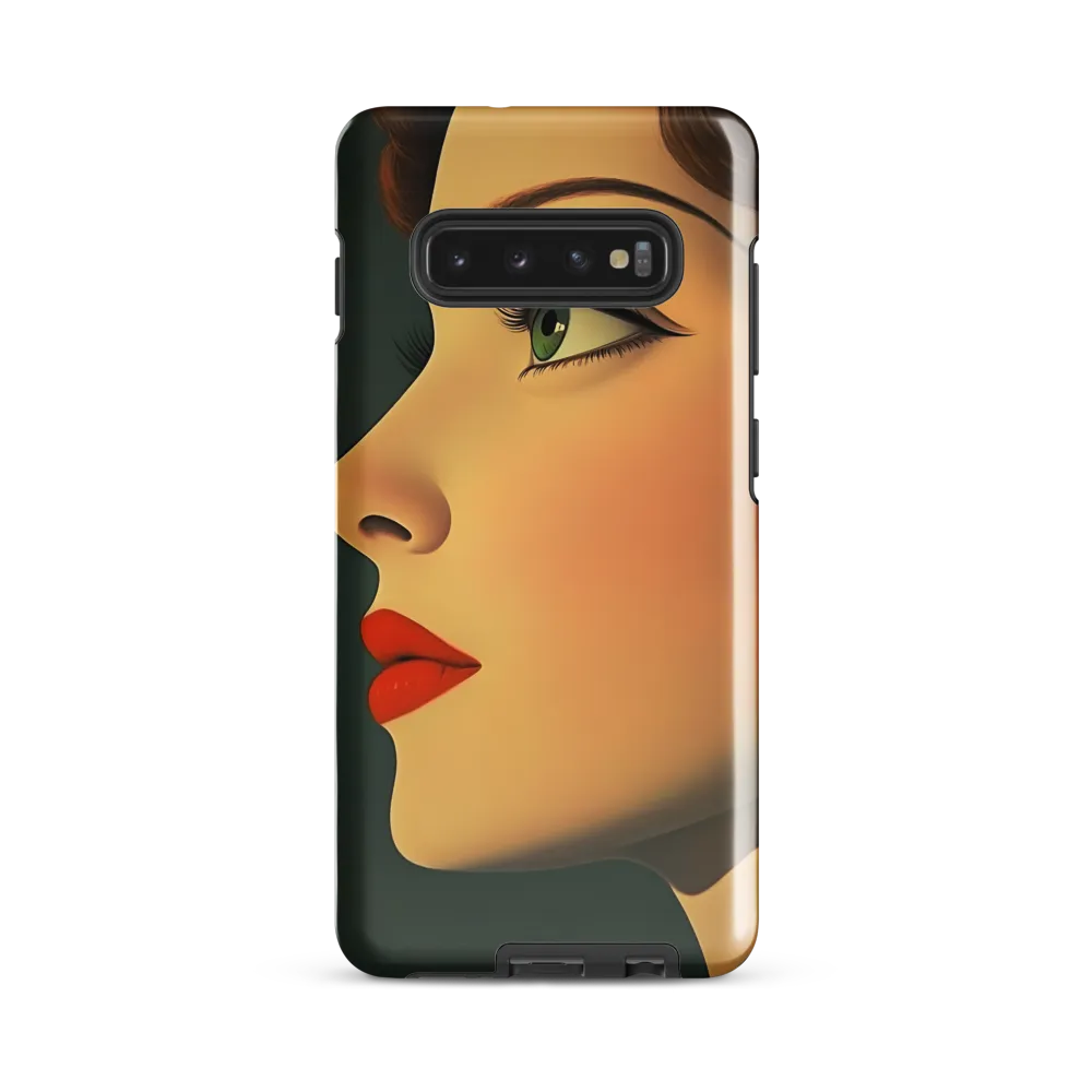 Elegance in Profile | Phone Case |  S10 Plus | Tough Case | Glossy