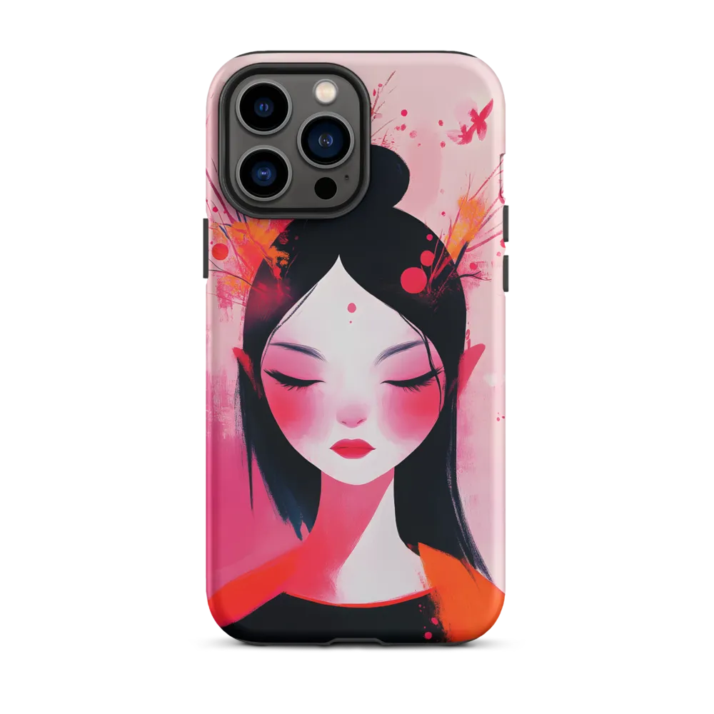 Serenity in Pink | Phone Case |  13 Pro Max | Tough Case | Matte