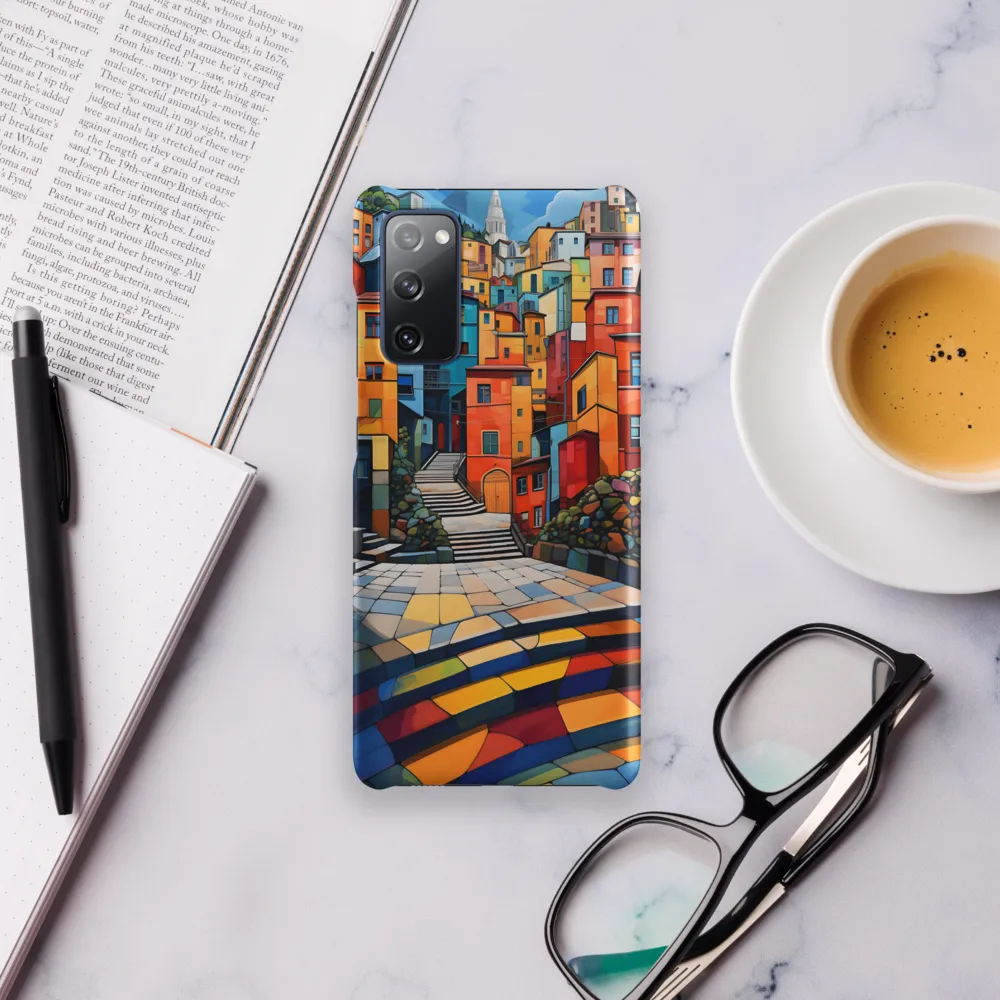 Vibrant Village: A Cubist Journey