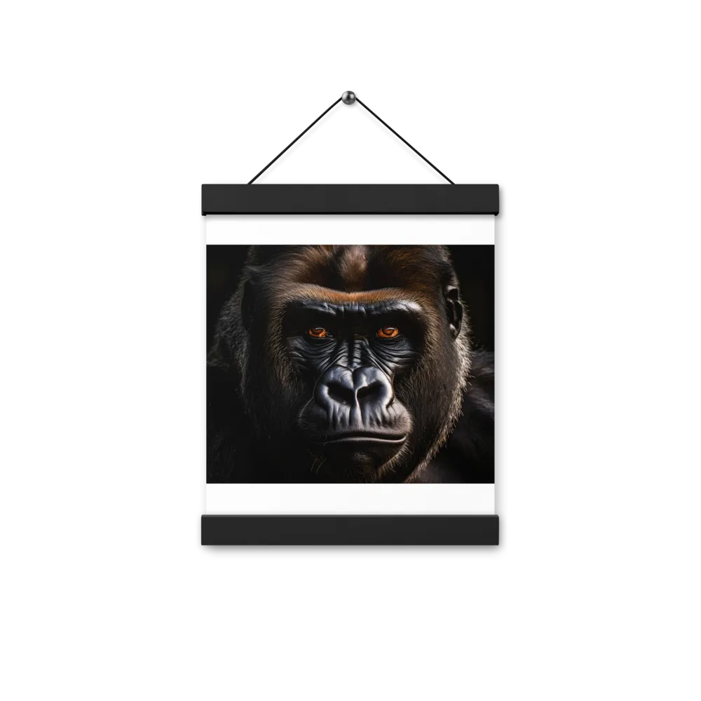 Majestic Gaze | Poster With Black Wood Hanger | 8″×10″