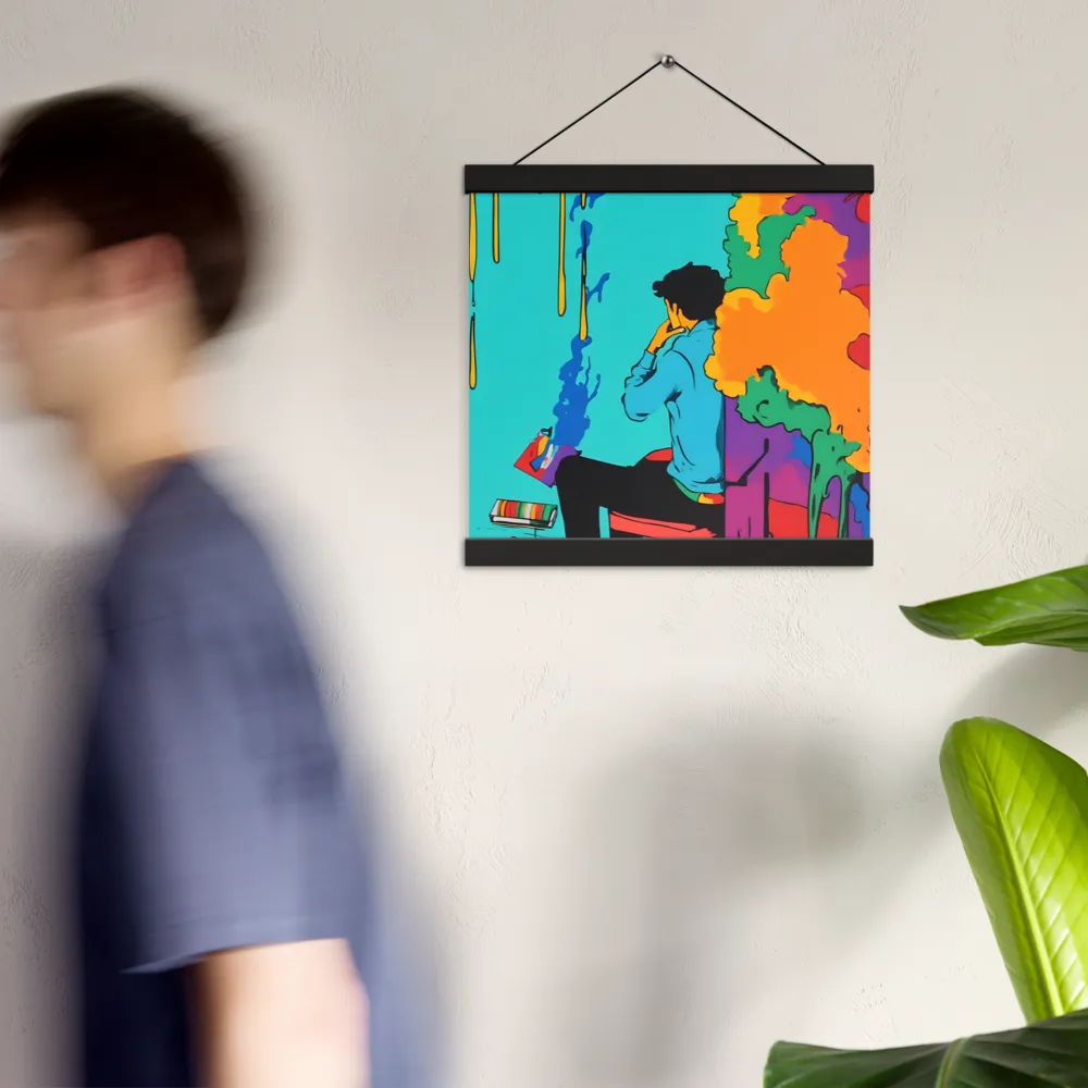 The Artist Within | Poster With Black Wood Hanger | 12″×12″