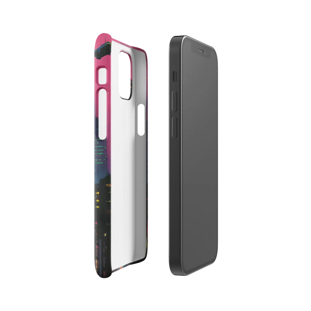 Encounter Above Neon Heights | Phone Case |  12 Mini | Snap Case | Glossy