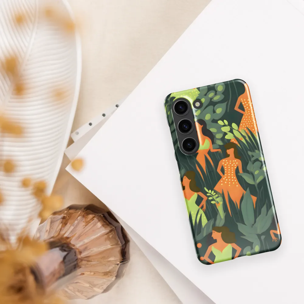 Playful Harmony in Patterns | Phone Case |  S23 | Snap Case | Glossy