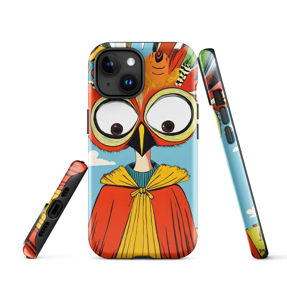 A Whimsical Encounter: The Owl-Human Fusion
