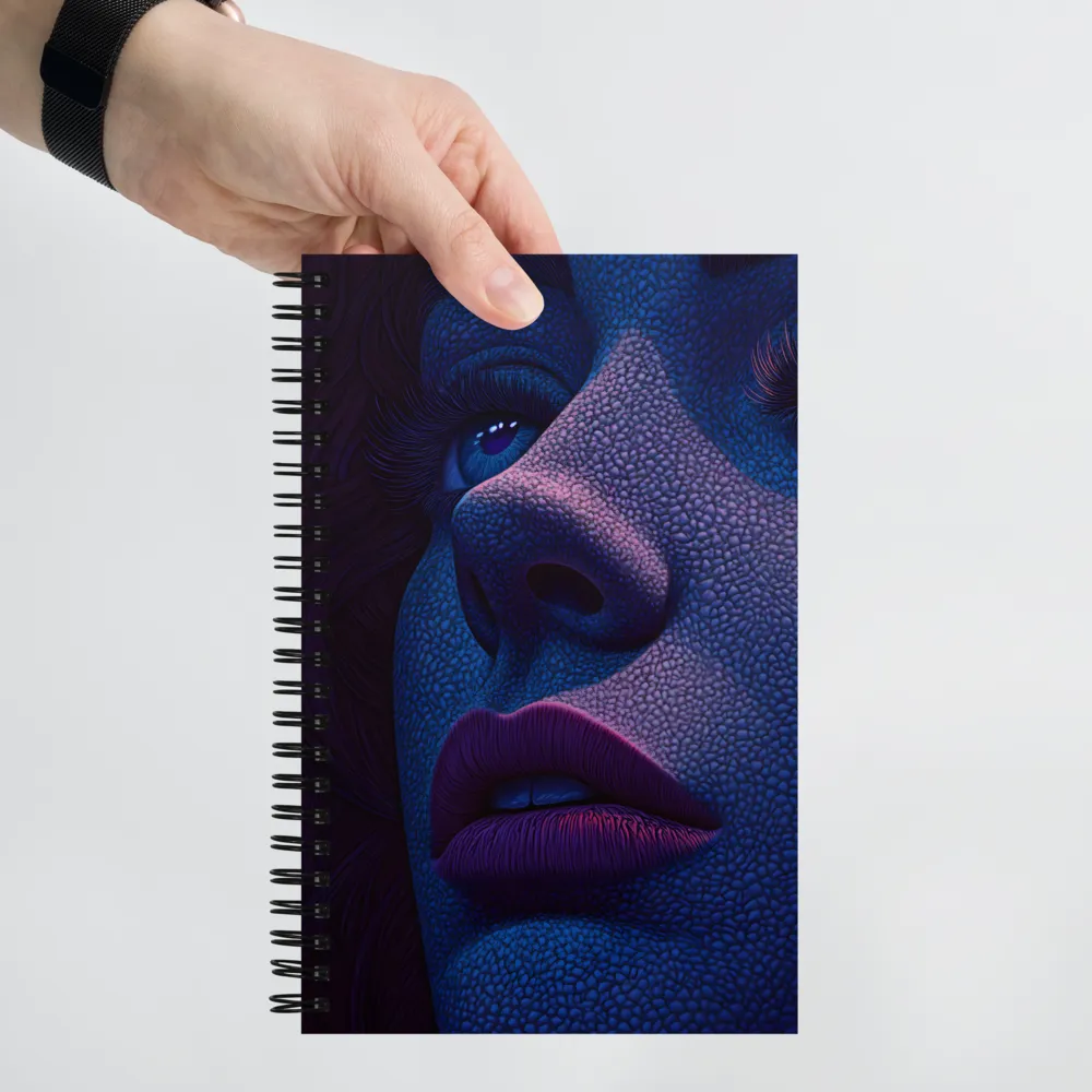 Mystique in Blue | Spiral Notebook