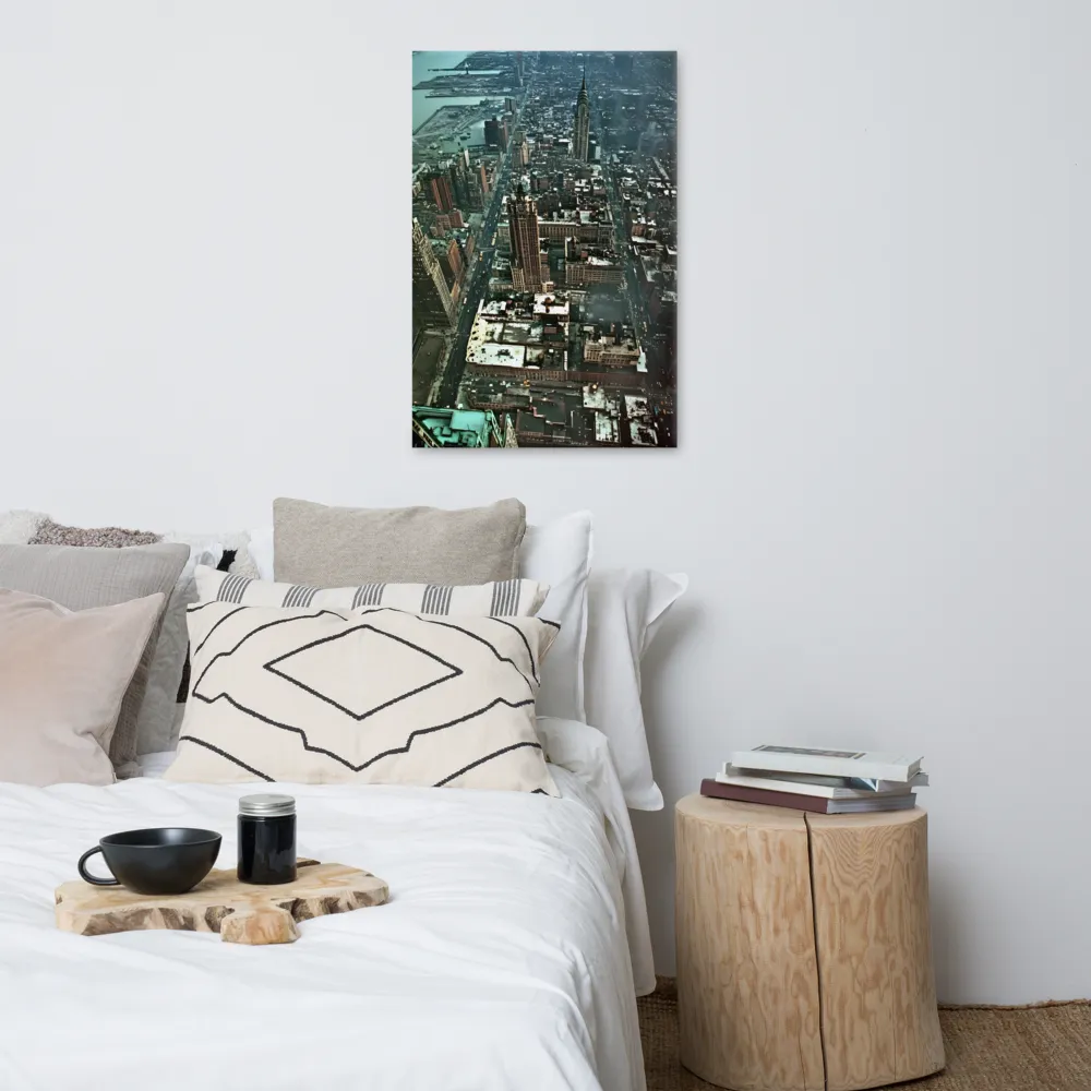 Aerial Symphony of Urban Life | Canvas | 24″×36″