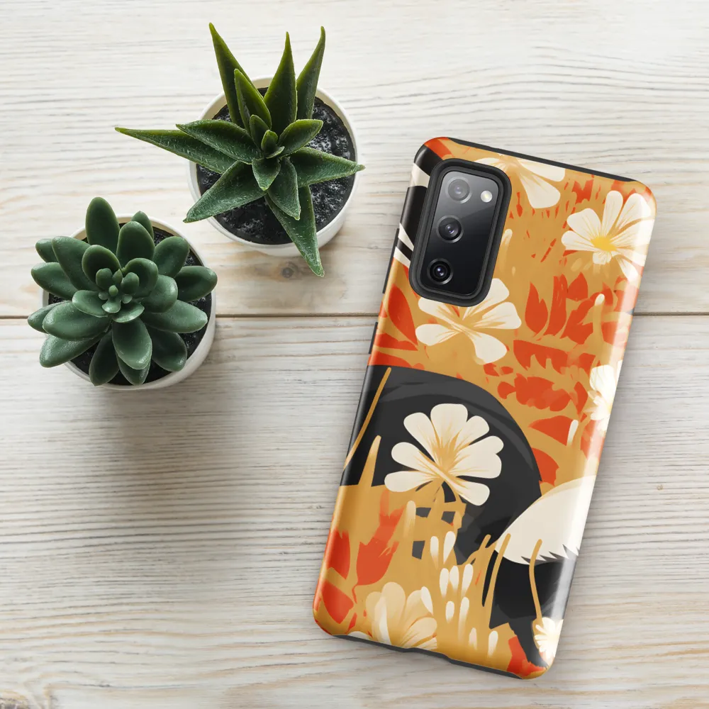 Whimsical Badgers in Bloom