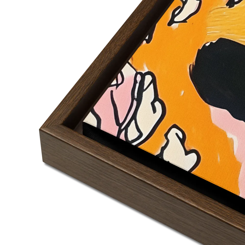 A Journey into Freedom | Canvas with Brown Frame | 16″×20″