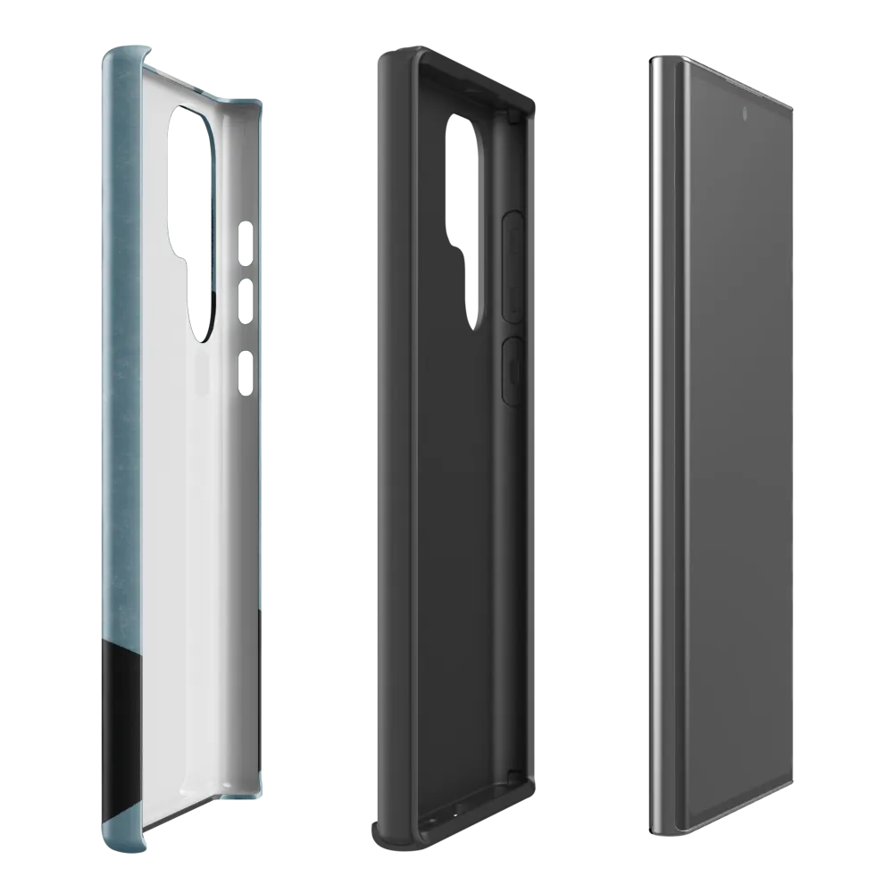 Minimalist Portrait of a Modern Man | Phone Case |  S22 Ultra | Tough Case | Glossy