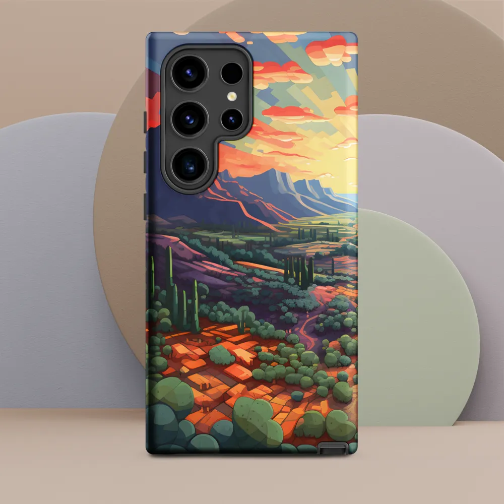 Desert Serenity at Dusk | Phone Case |  S24 Ultra | Tough Case | Matte