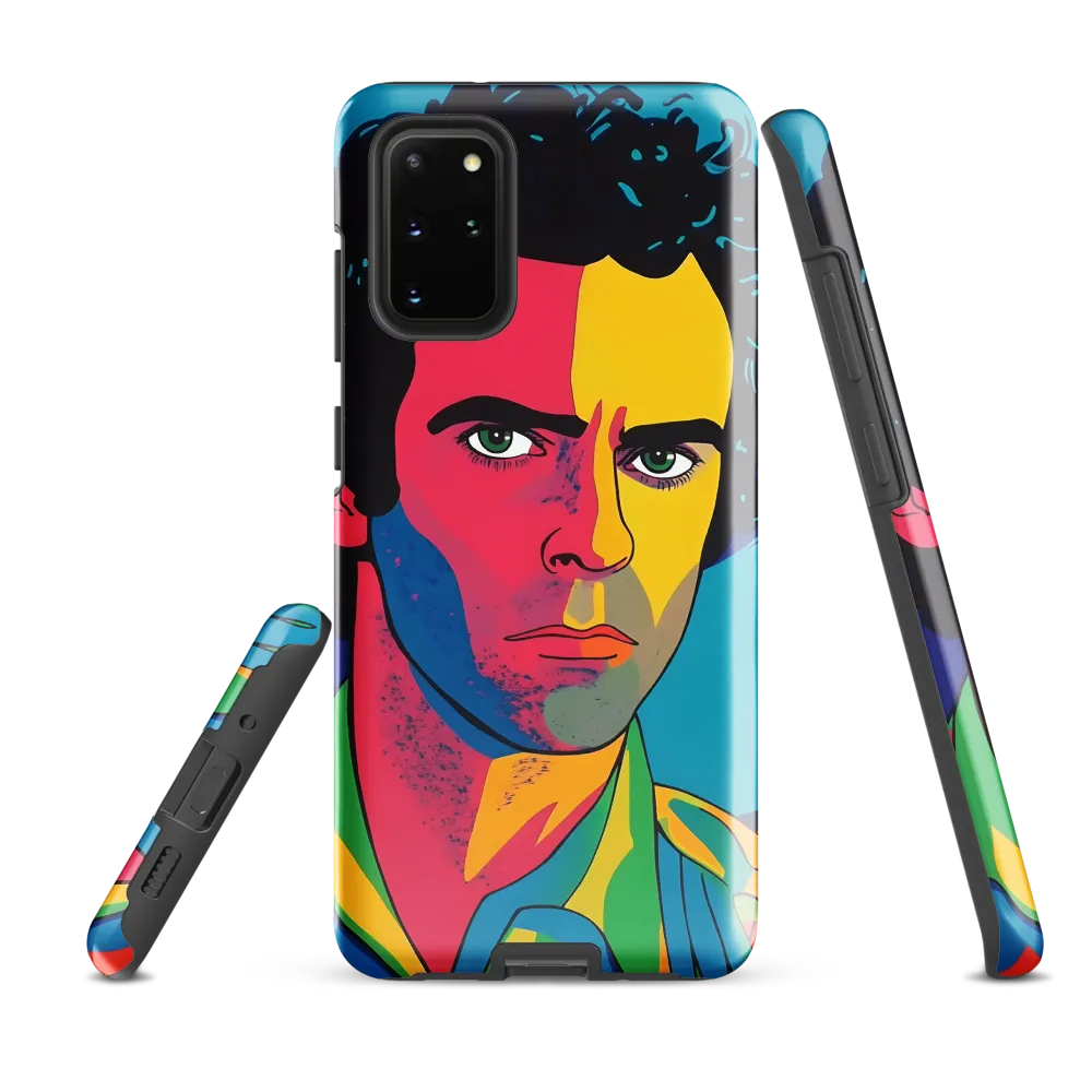 Electric Visage: A Portrait of Vibrance