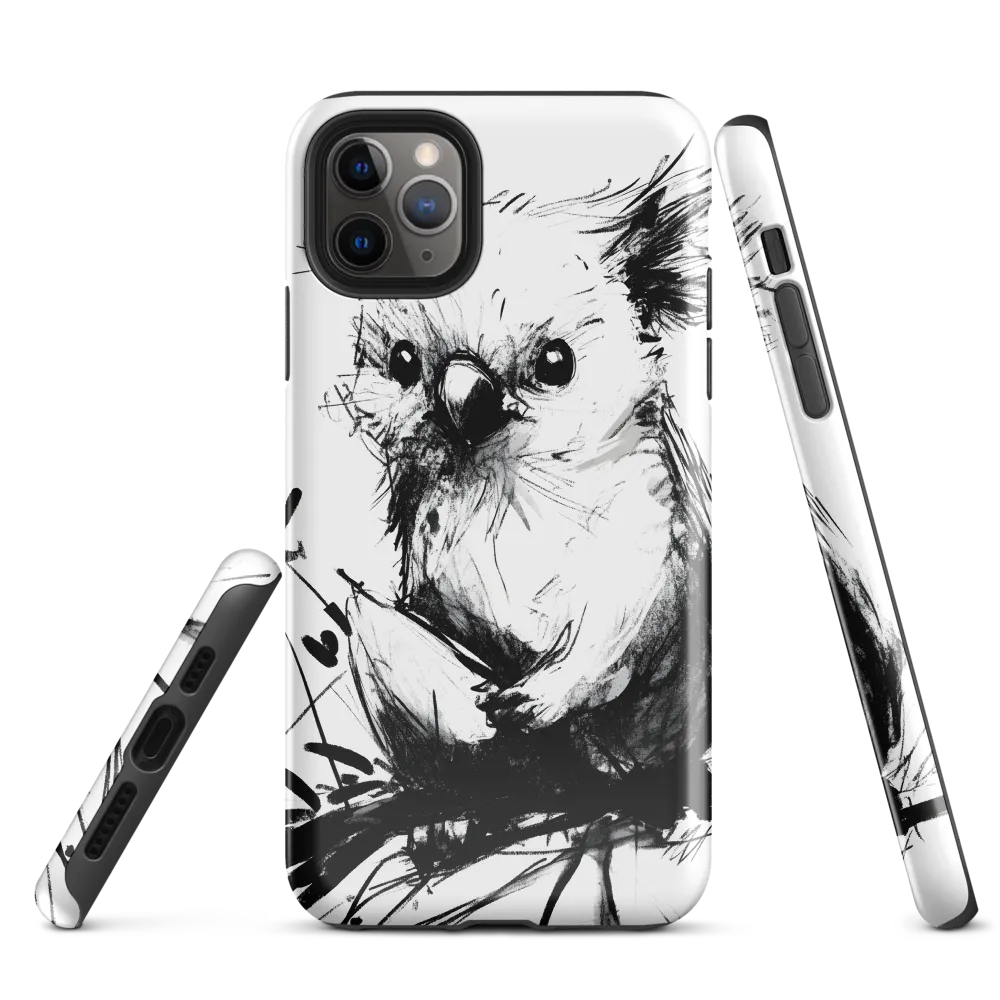 Whimsical Koala in Ink | Phone Case |  11 Pro Max | Tough Case | Glossy