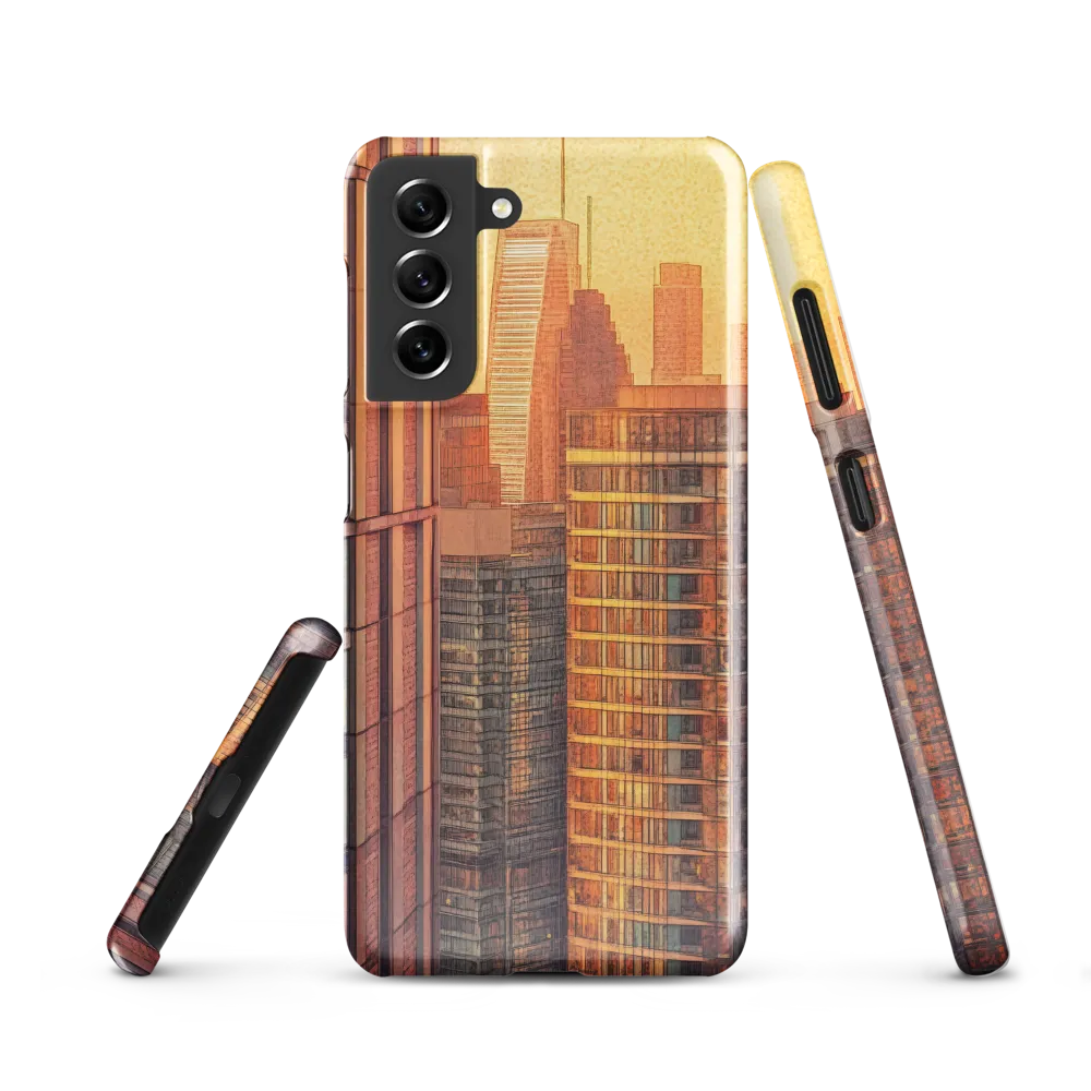 Urban Serenity at Sunset | Phone Case |  S21 | Snap Case | Glossy