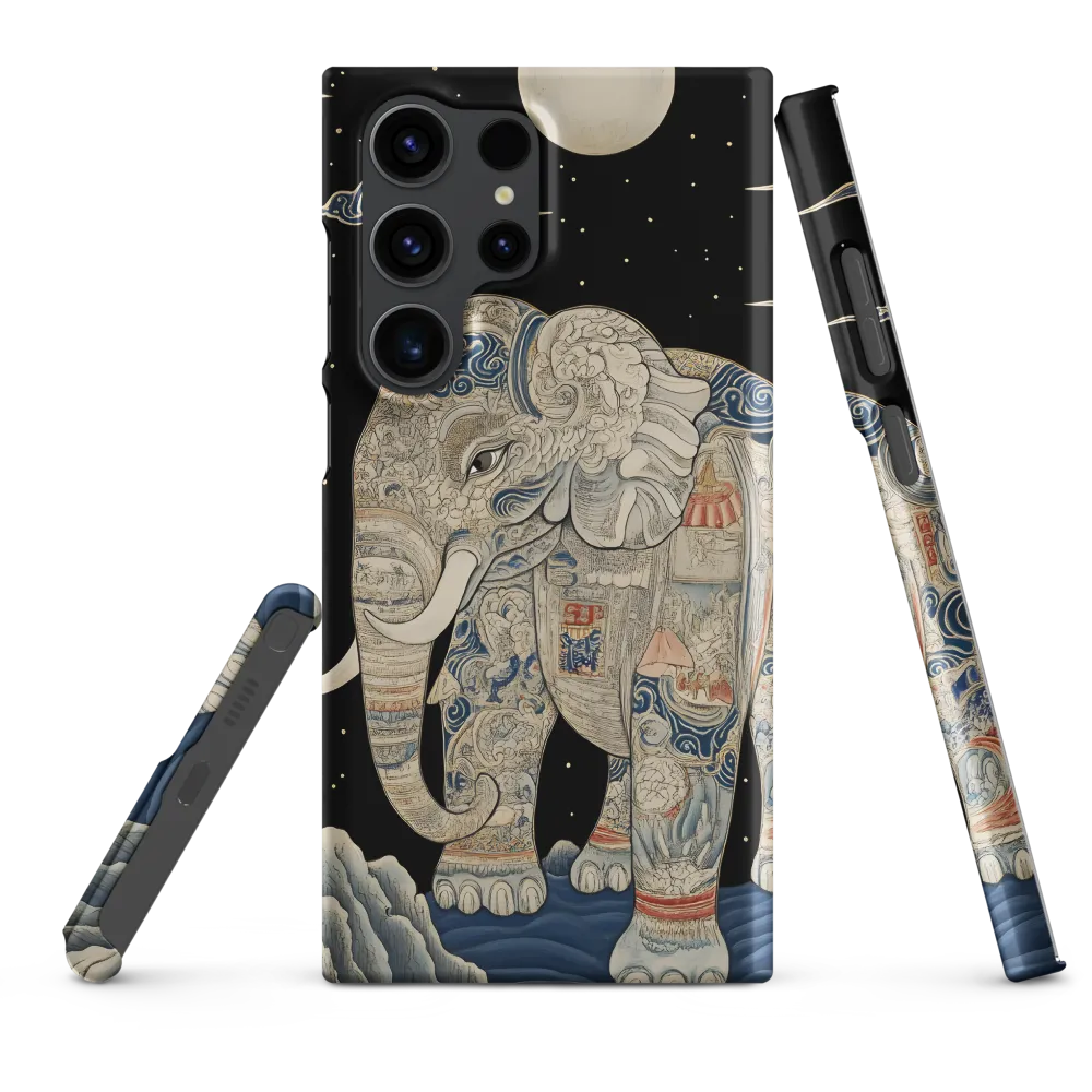 The Majestic Tale of the Painted Elephant | Phone Case |  S23 Ultra | Snap Case | Matte