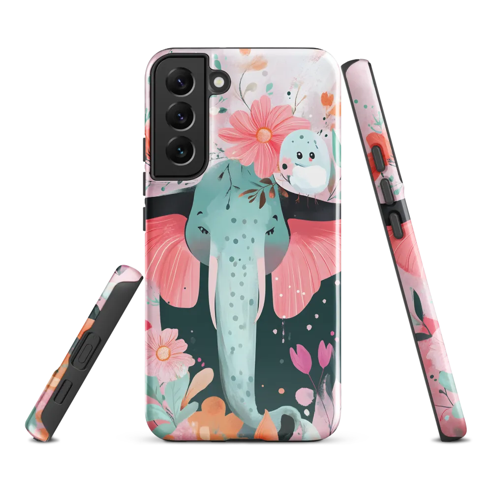 Whimsical Elephant in Bloom