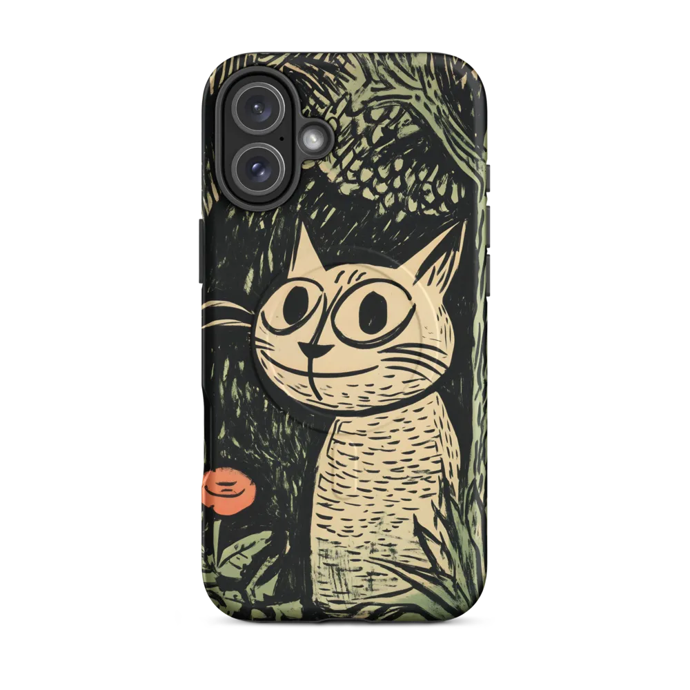 Whimsical Cat in the Forest