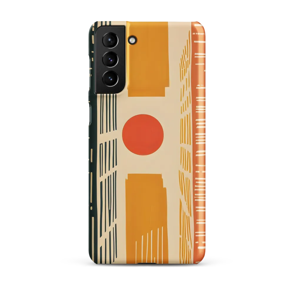 Urban Harmony: A Geometric Sunrise