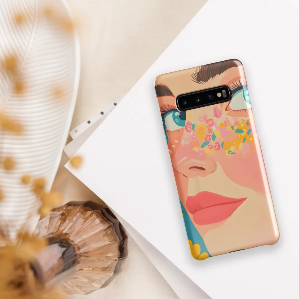 Floral Serenity | Phone Case |  S10 Plus | Snap Case | Glossy