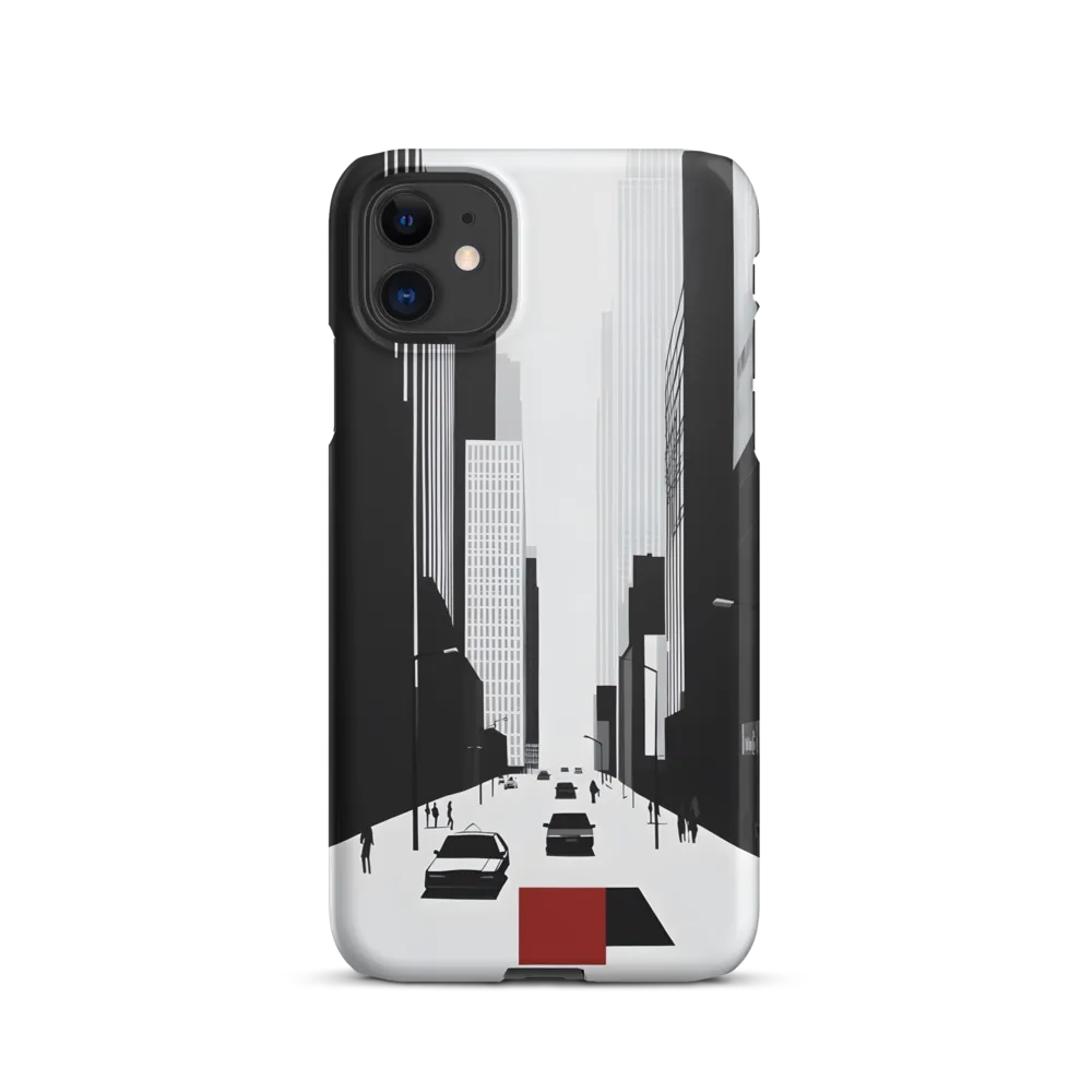 Urban Solitude: A Minimalistic Cityscape