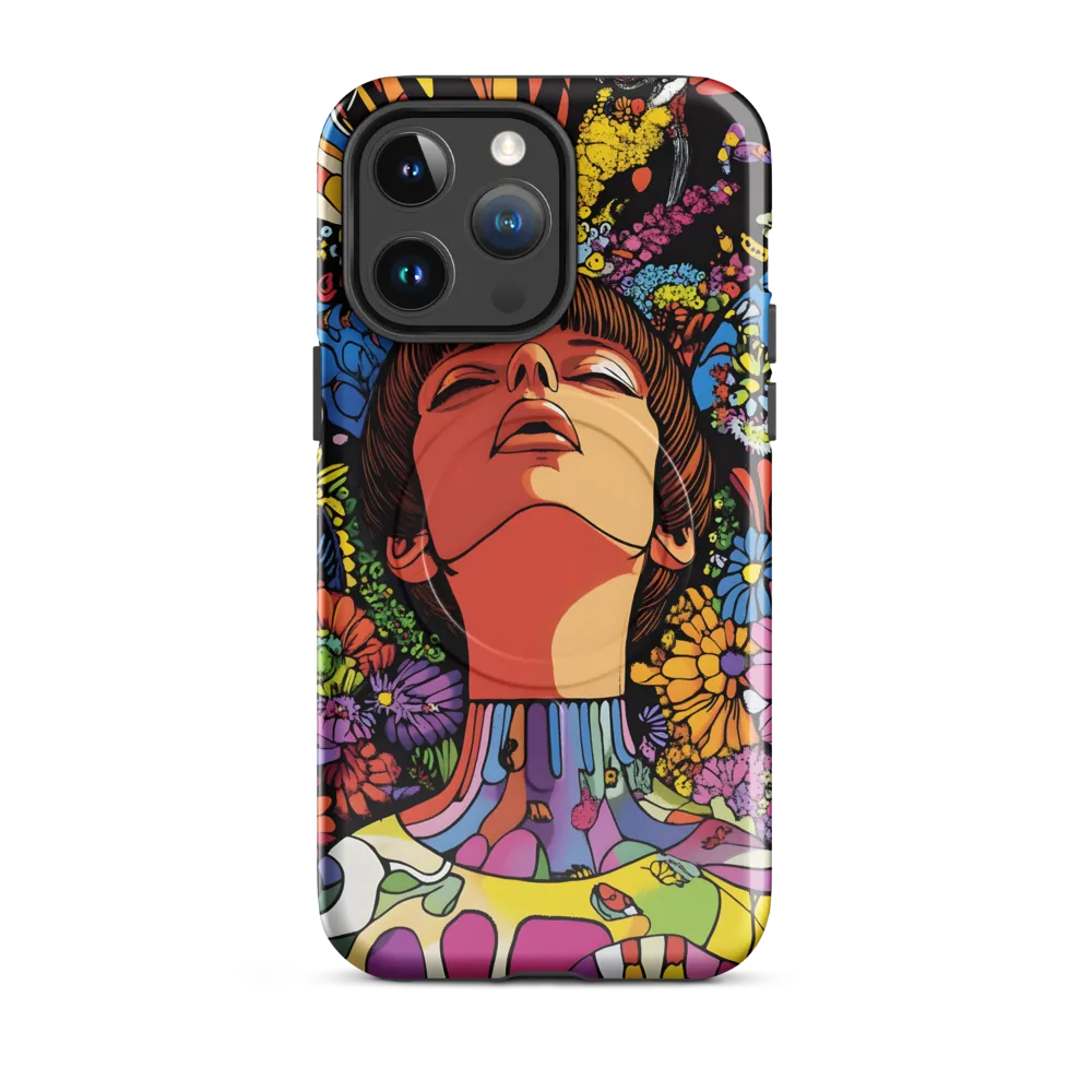 Vibrant Ecstasy: A Psychedelic Portrait