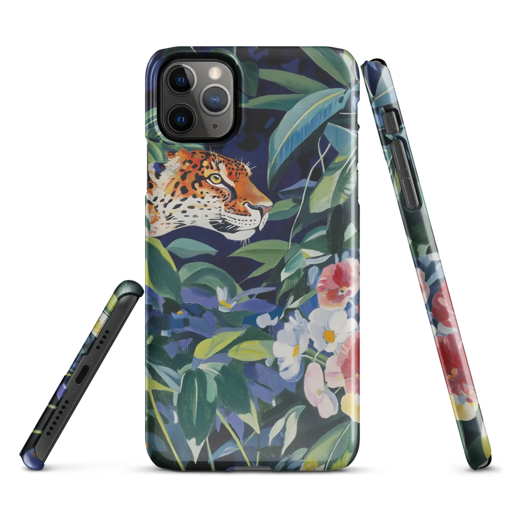 Hidden Majesty: The Jaguar Amongst Tropical Splendor | Phone Case |  11 Pro Max | Snap Case | Glossy