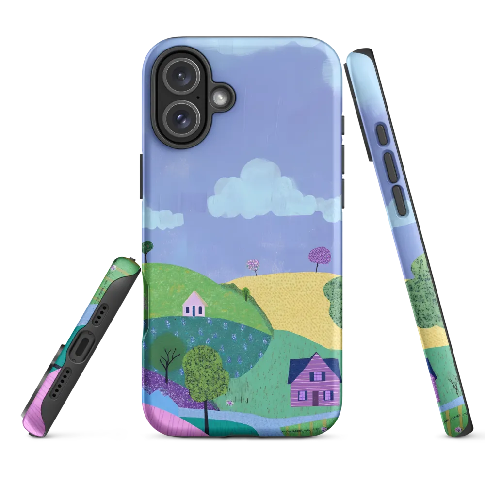 Whimsical Hills and Quaint Homes