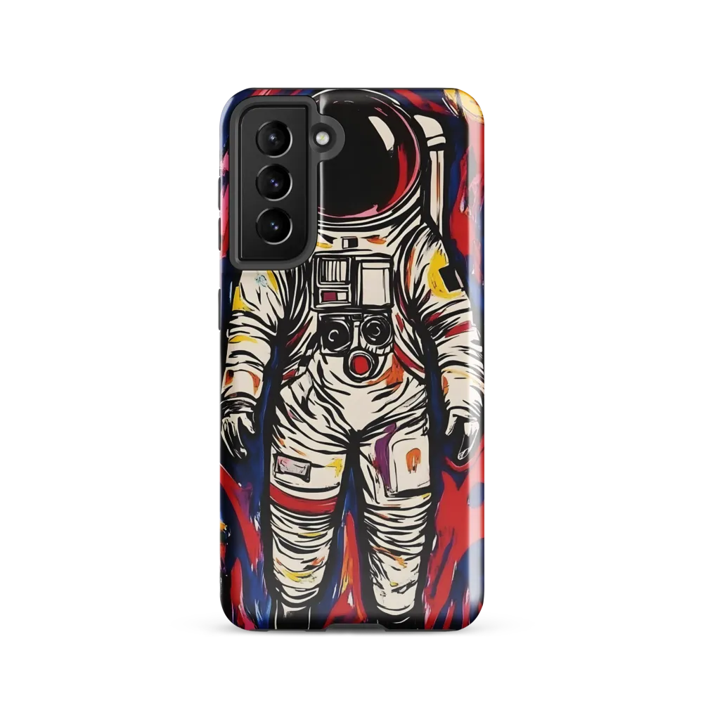 Astronaut in Chromatic Flux