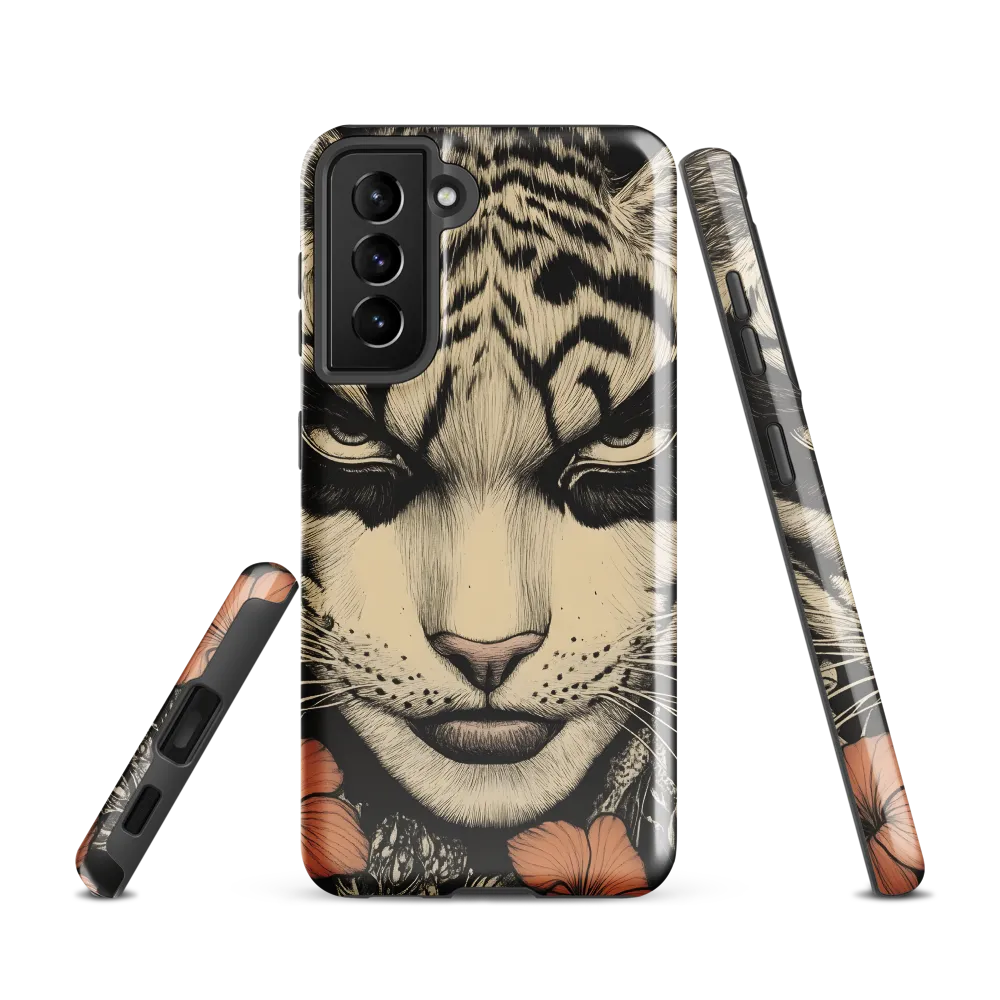 Feline Majesty: The Human-Leopard Connection | Phone Case |  S21 | Tough Case | Glossy