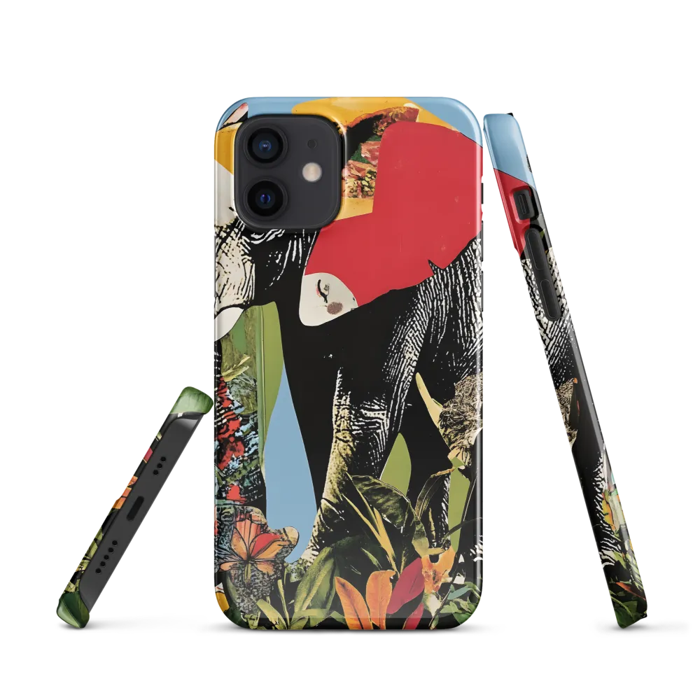 Harmony of Nature: The Elephant's Embrace | Phone Case |  12 | Snap Case | Glossy