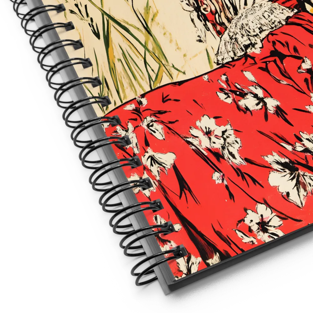 Graceful Elegance in a Natural Setting | Spiral Notebook