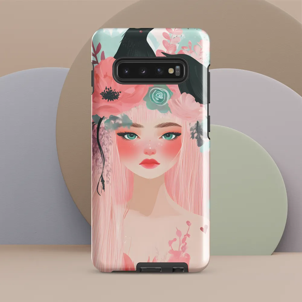 Whispers of Nature: A Serene Portrait | Phone Case |  S10 Plus | Tough Case | Glossy