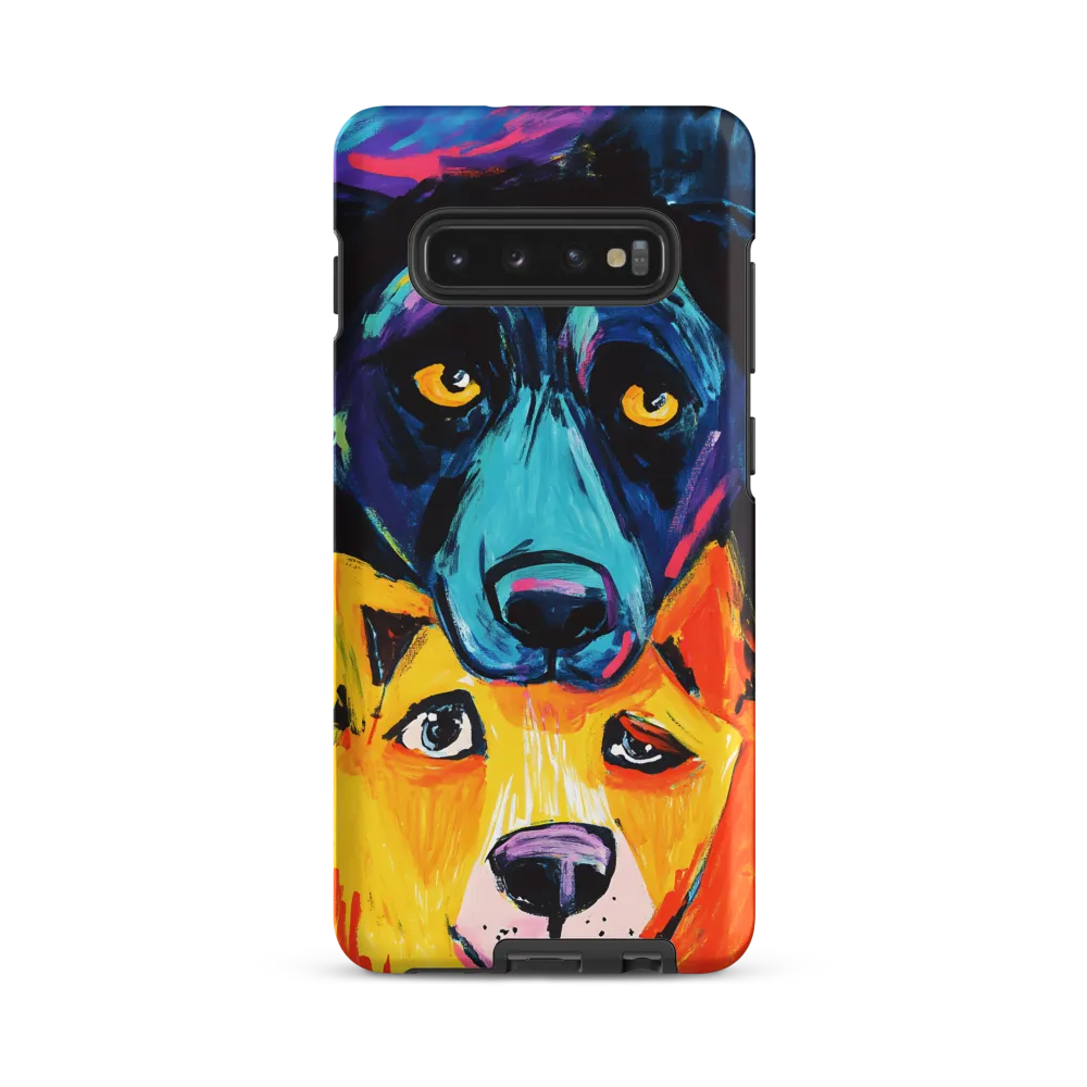 Vibrant Companions: An Expression of Canine Spirit