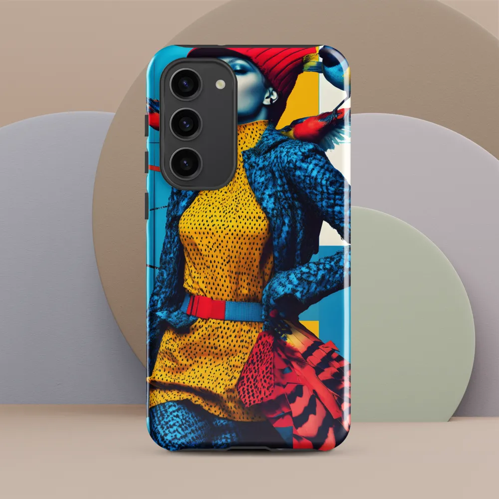 Vibrant Fusion of Nature and Fashion