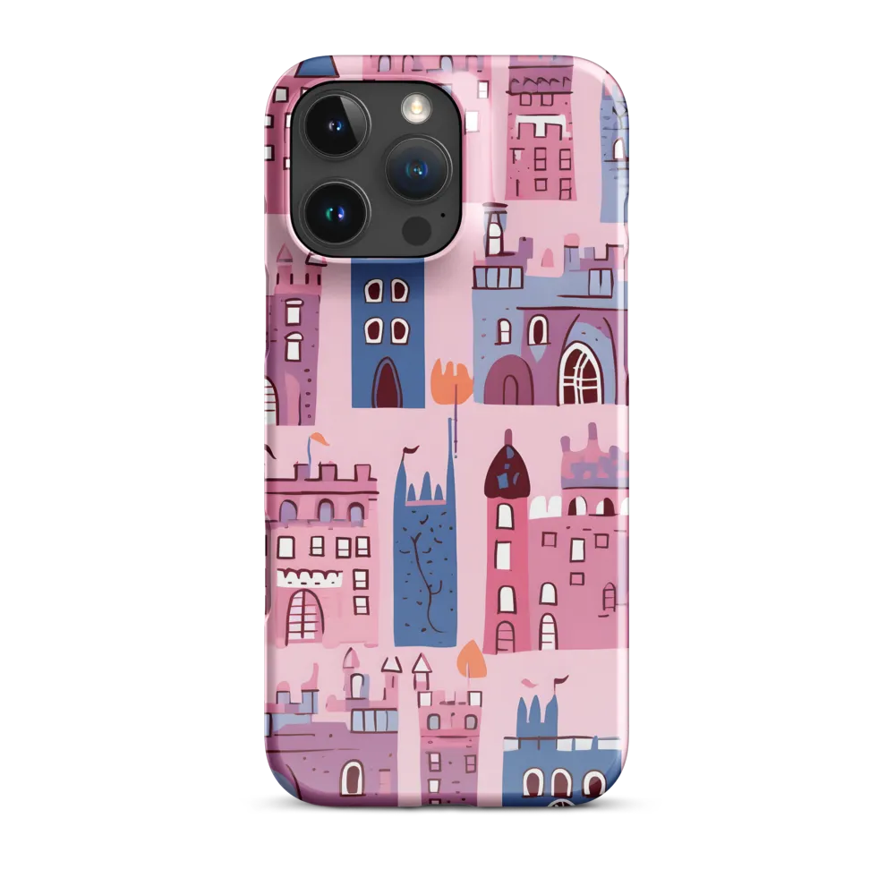 Whimsical Castles: A Playful Tapestry | Phone Case |  16 Pro Max | Snap Case | Glossy