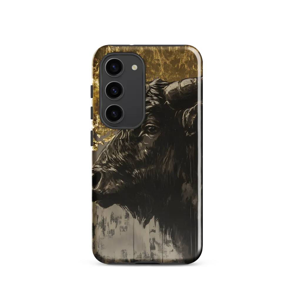 Gilded Bison in Profile