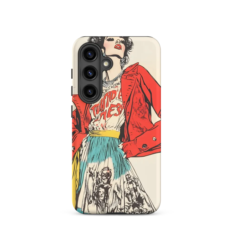 Vibrant Elegance: A Pop Art Fashion Statement