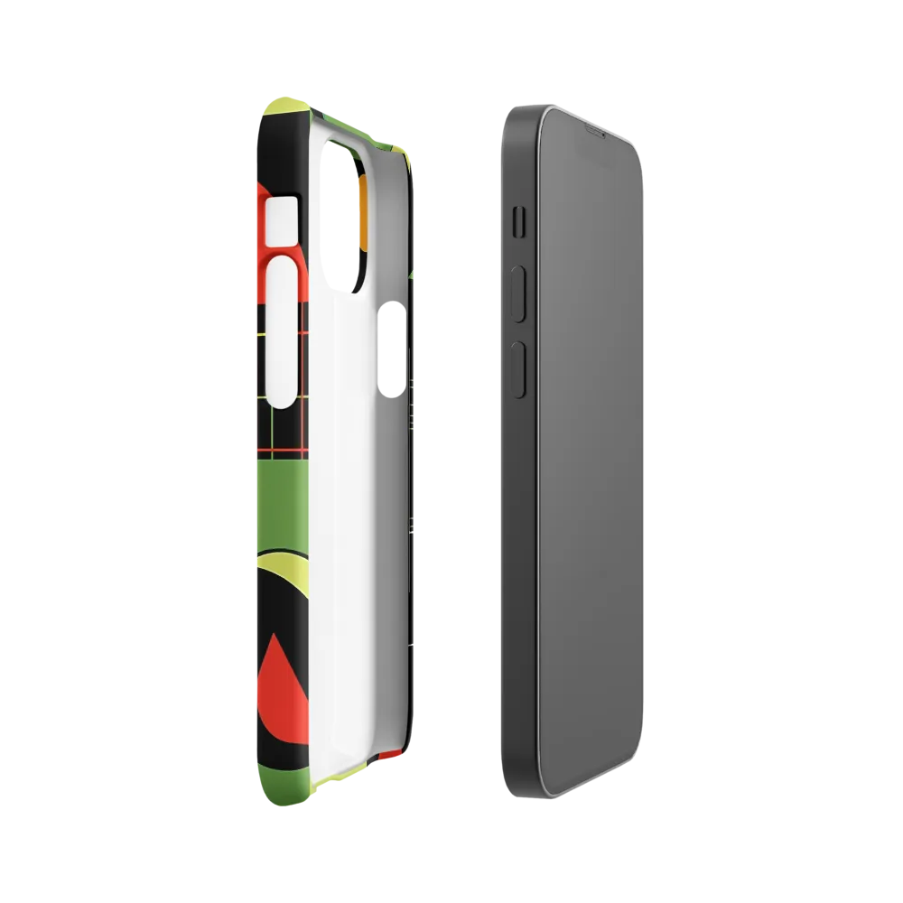 Geometric Harmony | Phone Case |  13 Mini | Snap Case | Matte